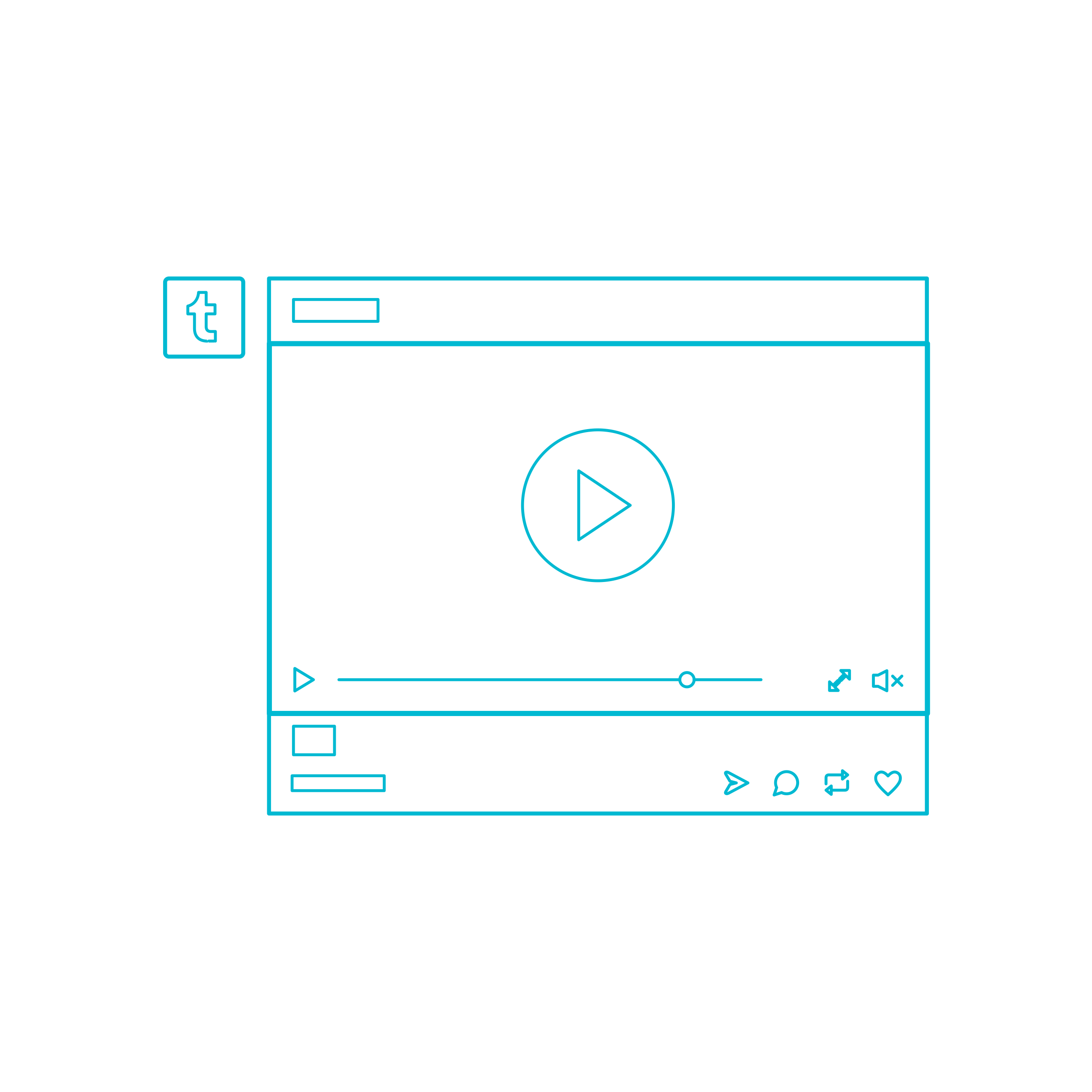 Digital Tumblr Post Video Line Art Illustration Svg Free Vectors